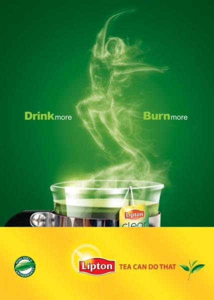 Lipton Green Tea | Drink More... Burn More