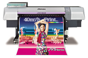 Mimaki, máy in phun khổ lớn, Máy in mực nước Mimaki JV5