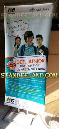 Khung treo standee chịu gió 2 mặt Khung treo standee chịu gió 2 mặt