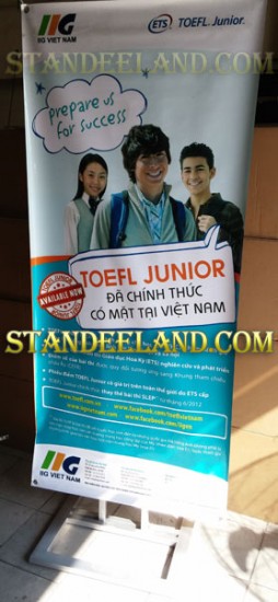 Khung thép treo banner chịu gió 2 mặt Khung thép treo banner chịu gió 2 mặt