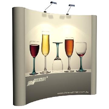 Khung Popup Banner 3*3 ô chân cong
